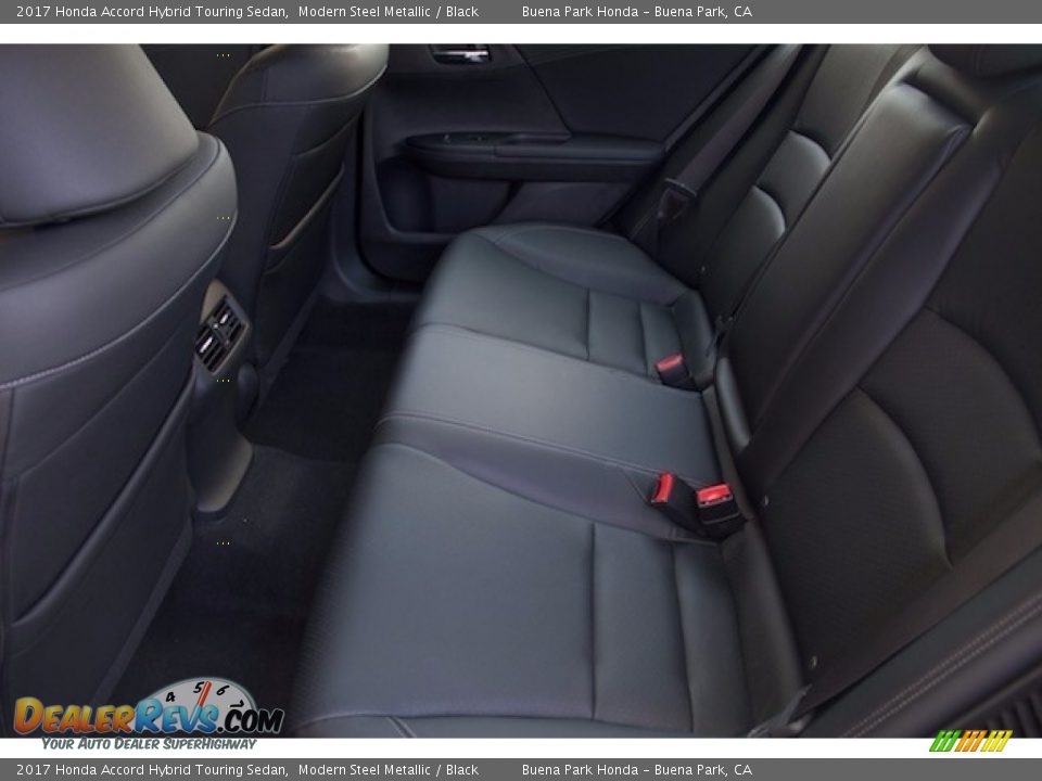 2017 Honda Accord Hybrid Touring Sedan Modern Steel Metallic / Black Photo #12