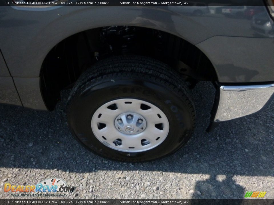 2017 Nissan TITAN XD SV Crew Cab 4x4 Gun Metallic / Black Photo #2