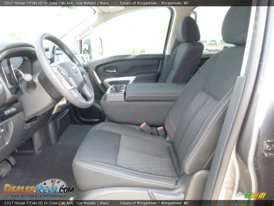 Black Interior - 2017 Nissan TITAN XD SV Crew Cab 4x4 Photo #13