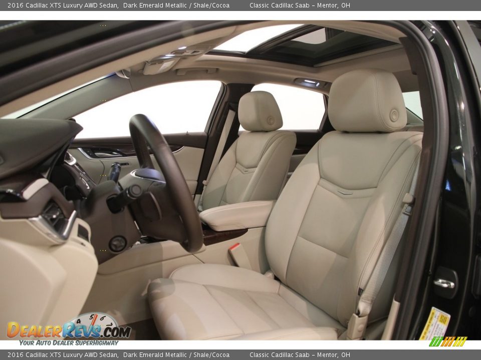 2016 Cadillac XTS Luxury AWD Sedan Dark Emerald Metallic / Shale/Cocoa Photo #5