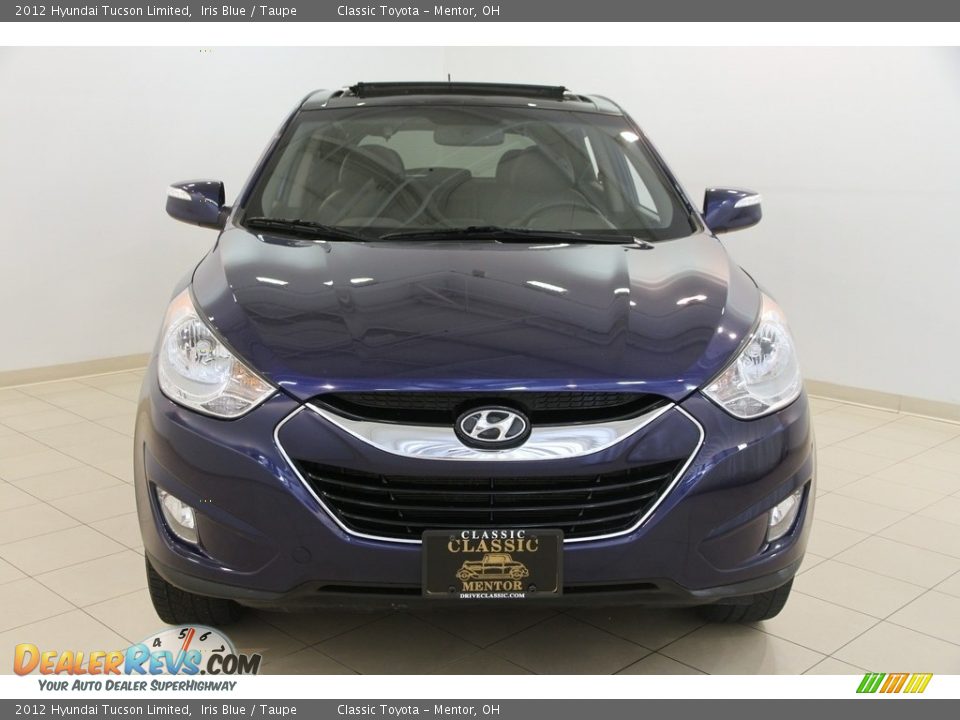 2012 Hyundai Tucson Limited Iris Blue / Taupe Photo #2