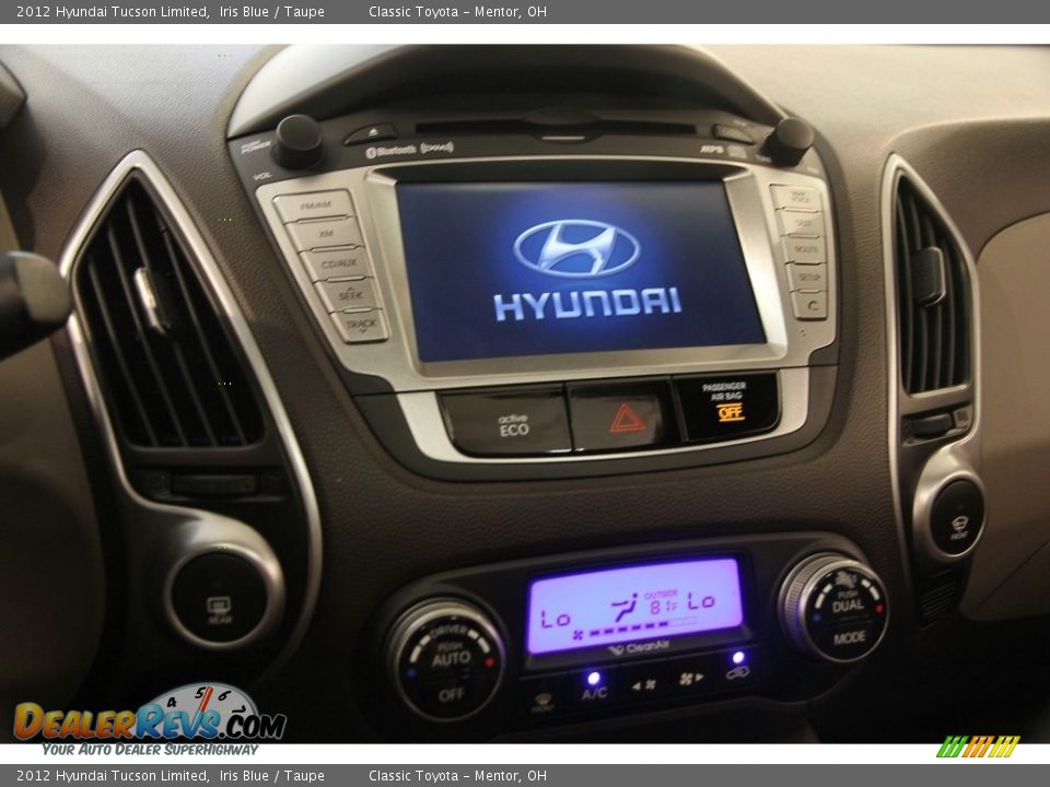 2012 Hyundai Tucson Limited Iris Blue / Taupe Photo #8