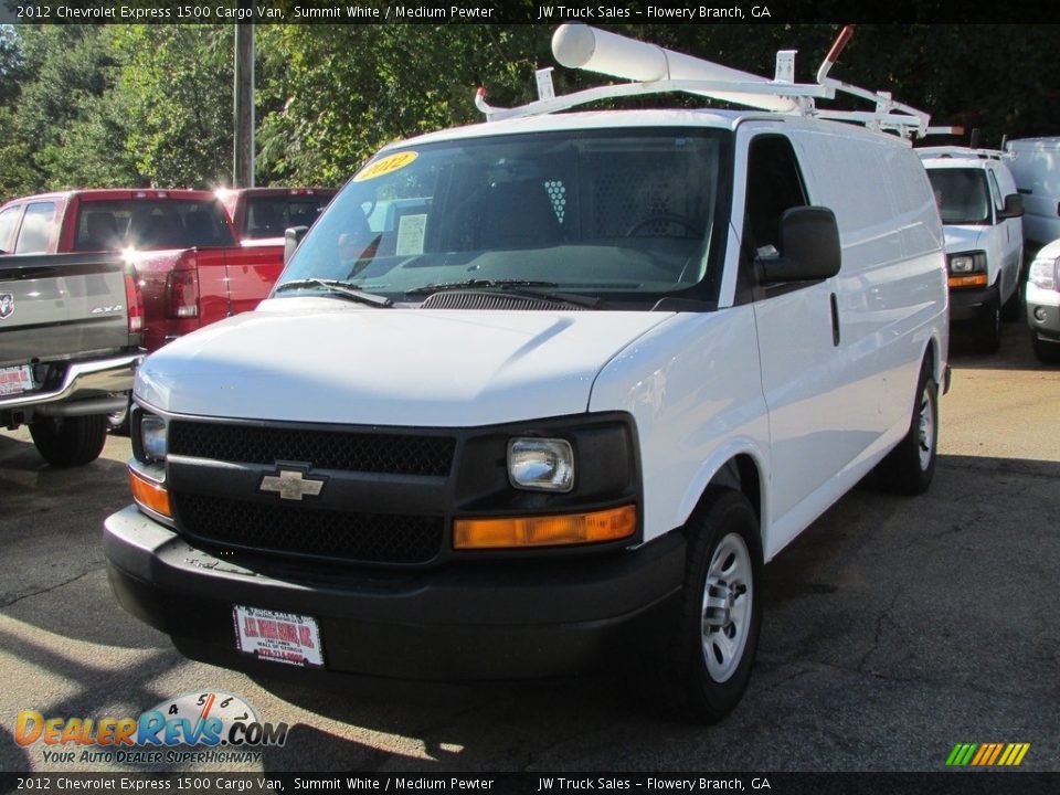 2012 Chevrolet Express 1500 Cargo Van Summit White / Medium Pewter Photo #1