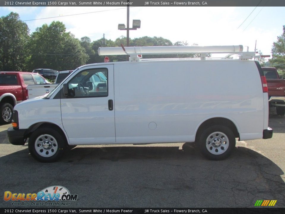 2012 Chevrolet Express 1500 Cargo Van Summit White / Medium Pewter Photo #10