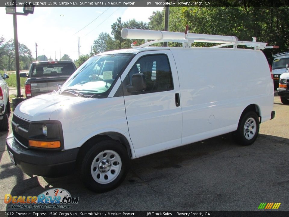 2012 Chevrolet Express 1500 Cargo Van Summit White / Medium Pewter Photo #11