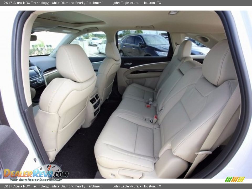 2017 Acura MDX Technology White Diamond Pearl / Parchment Photo #22