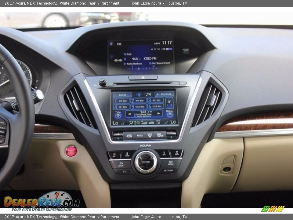 2017 Acura MDX Technology White Diamond Pearl / Parchment Photo #33