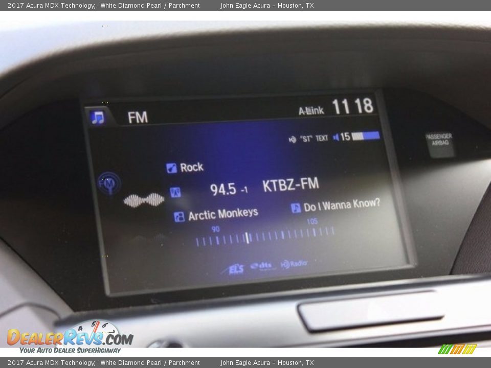 2017 Acura MDX Technology White Diamond Pearl / Parchment Photo #35