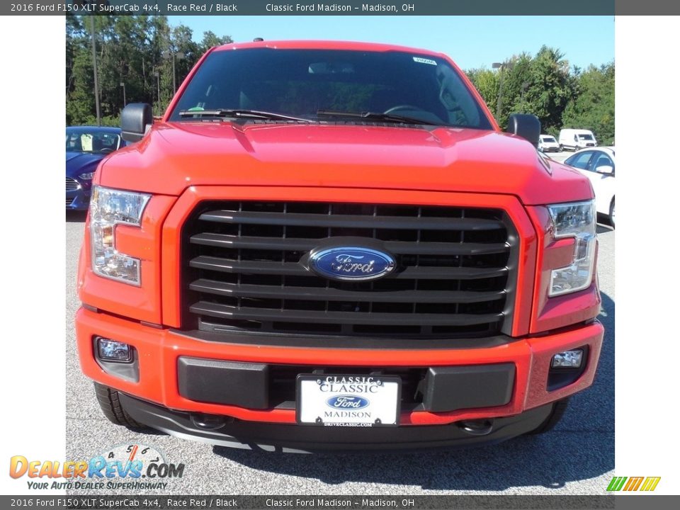 2016 Ford F150 XLT SuperCab 4x4 Race Red / Black Photo #2