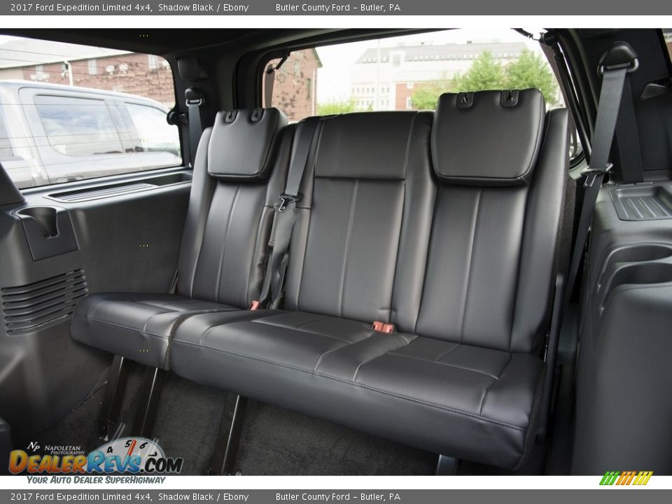 Rear Seat of 2017 Ford Expedition Limited 4x4 Photo #14