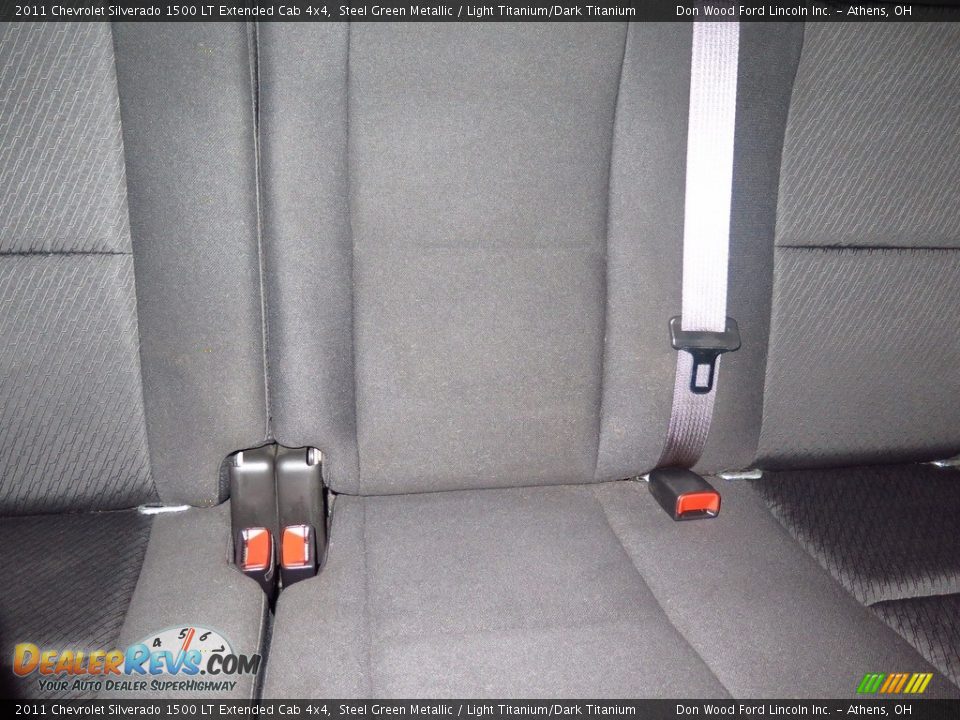 2011 Chevrolet Silverado 1500 LT Extended Cab 4x4 Steel Green Metallic / Light Titanium/Dark Titanium Photo #18