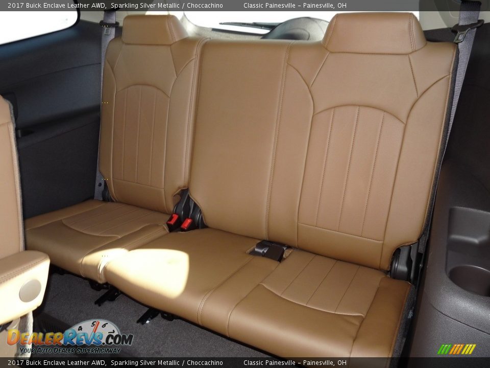 Rear Seat of 2017 Buick Enclave Leather AWD Photo #8