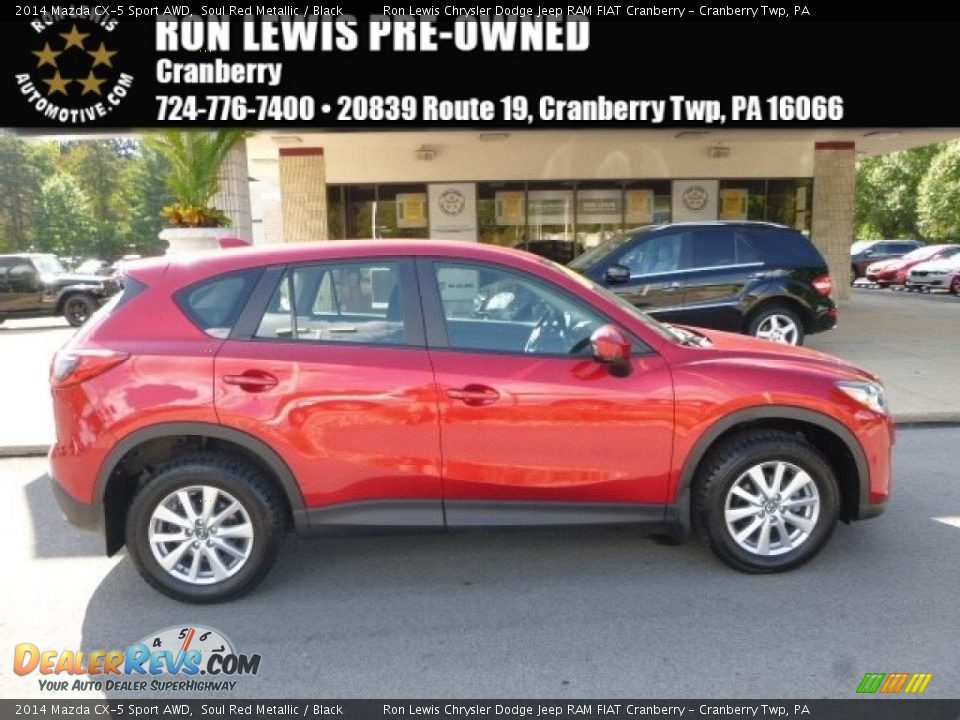2014 Mazda CX-5 Sport AWD Soul Red Metallic / Black Photo #1