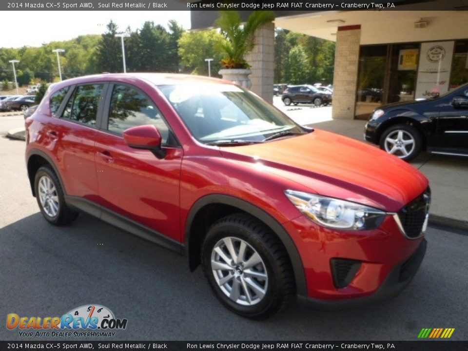 2014 Mazda CX-5 Sport AWD Soul Red Metallic / Black Photo #7