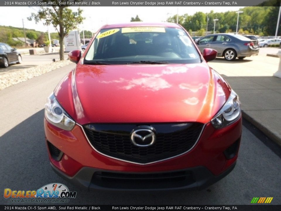 2014 Mazda CX-5 Sport AWD Soul Red Metallic / Black Photo #8