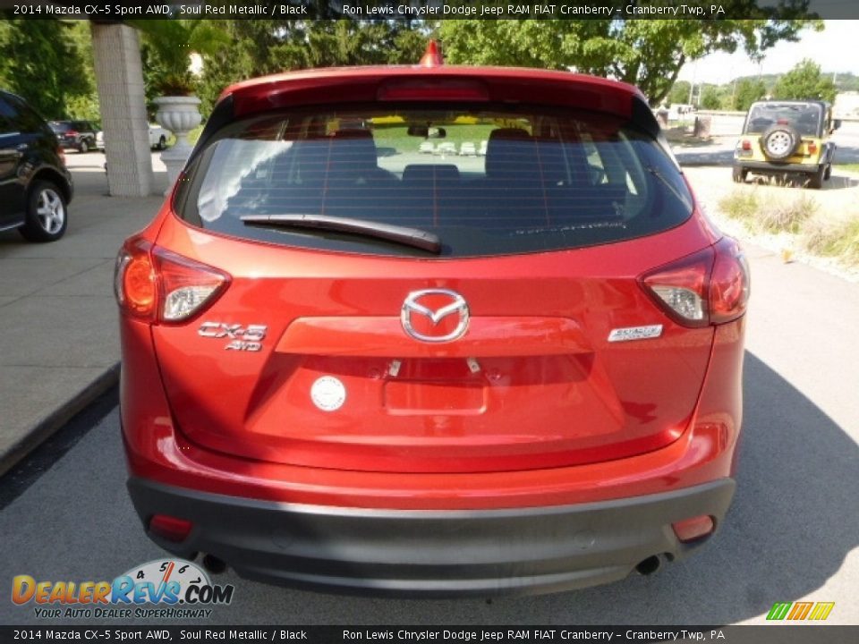 2014 Mazda CX-5 Sport AWD Soul Red Metallic / Black Photo #12