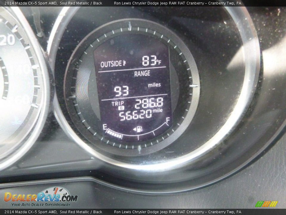 2014 Mazda CX-5 Sport AWD Soul Red Metallic / Black Photo #16