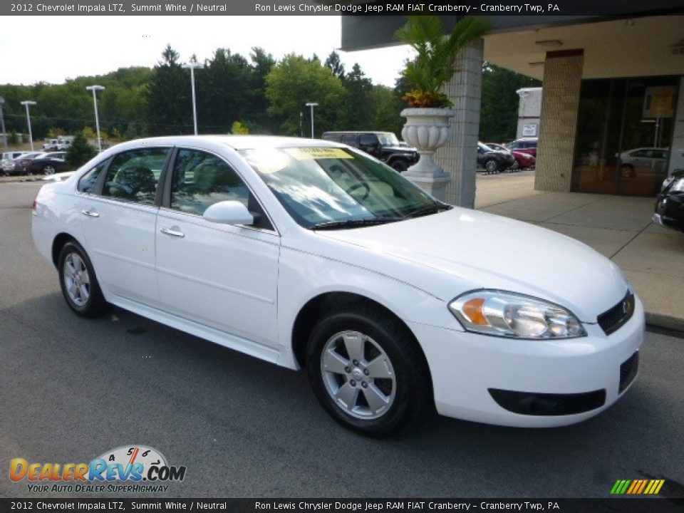 2012 Chevrolet Impala LTZ Summit White / Neutral Photo #7