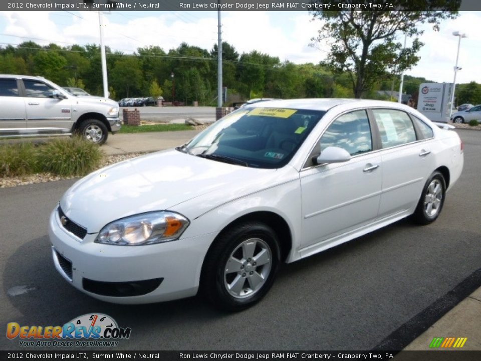 2012 Chevrolet Impala LTZ Summit White / Neutral Photo #9