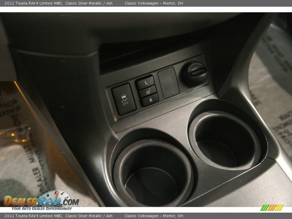 2011 Toyota RAV4 Limited 4WD Classic Silver Metallic / Ash Photo #10