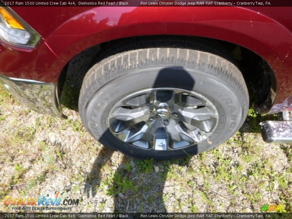 2017 Ram 1500 Limited Crew Cab 4x4 Delmonico Red Pearl / Black Photo #2