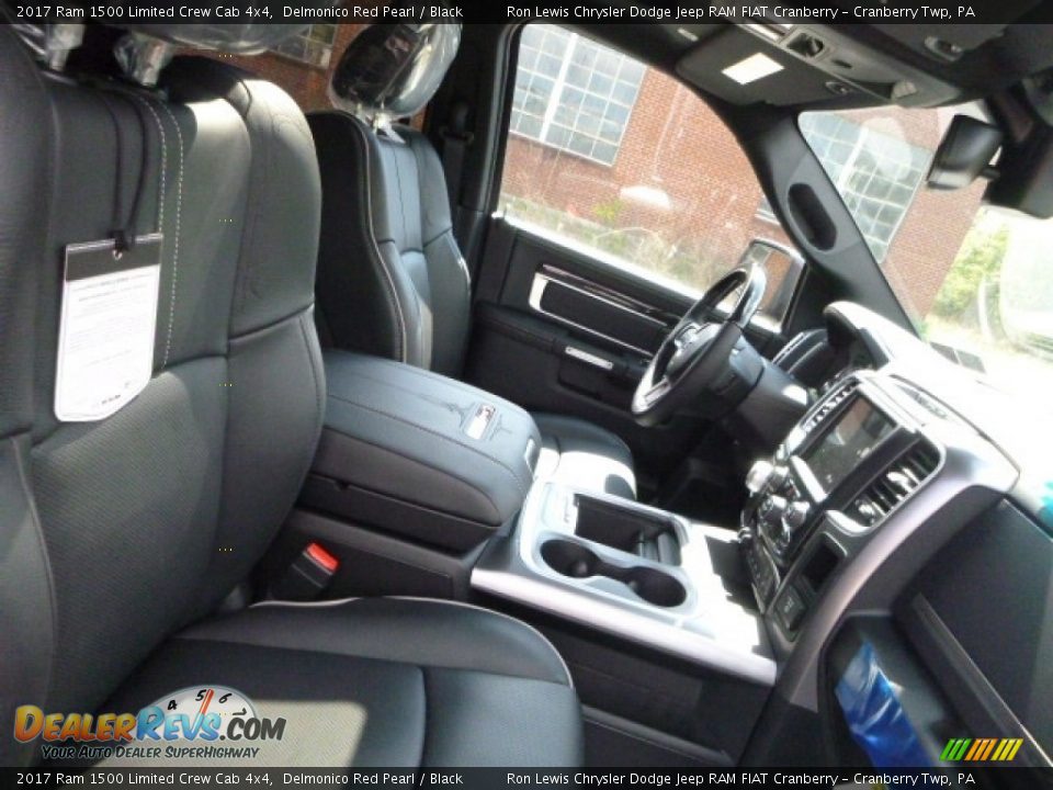 2017 Ram 1500 Limited Crew Cab 4x4 Delmonico Red Pearl / Black Photo #9