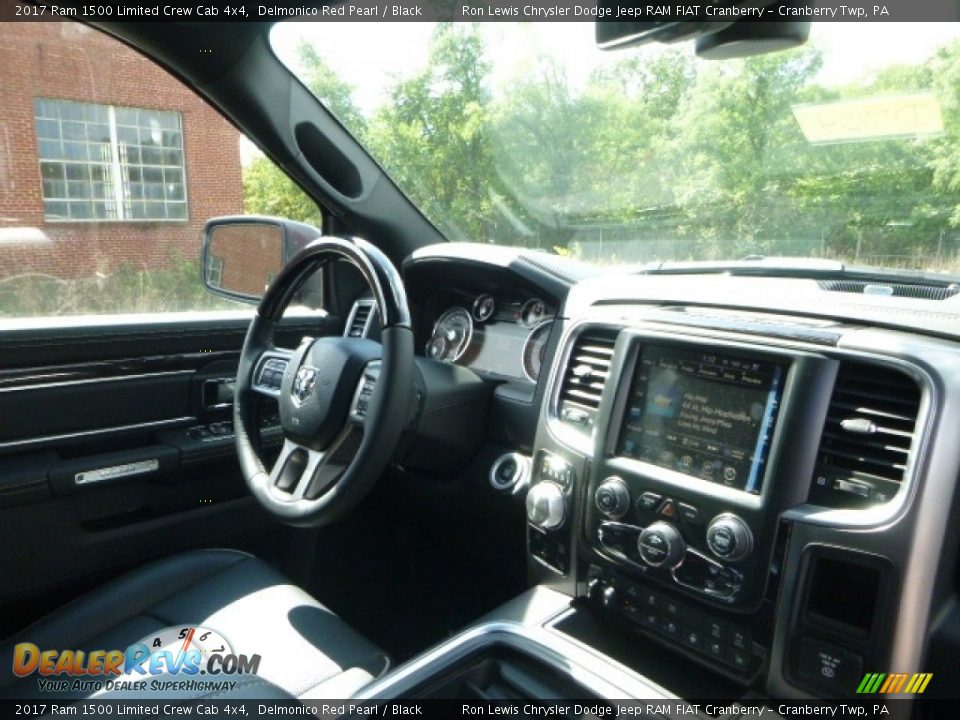 2017 Ram 1500 Limited Crew Cab 4x4 Delmonico Red Pearl / Black Photo #10