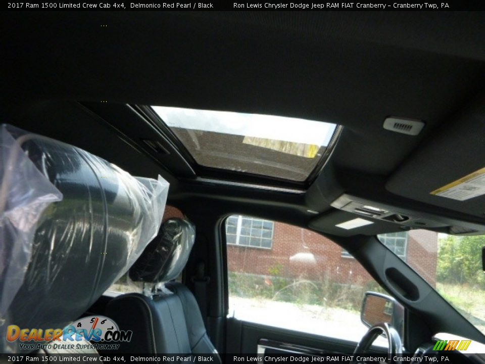 2017 Ram 1500 Limited Crew Cab 4x4 Delmonico Red Pearl / Black Photo #11