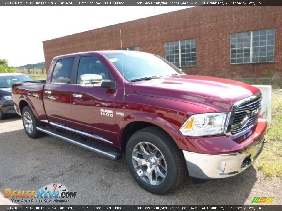Front 3/4 View of 2017 Ram 1500 Limited Crew Cab 4x4 Photo #12