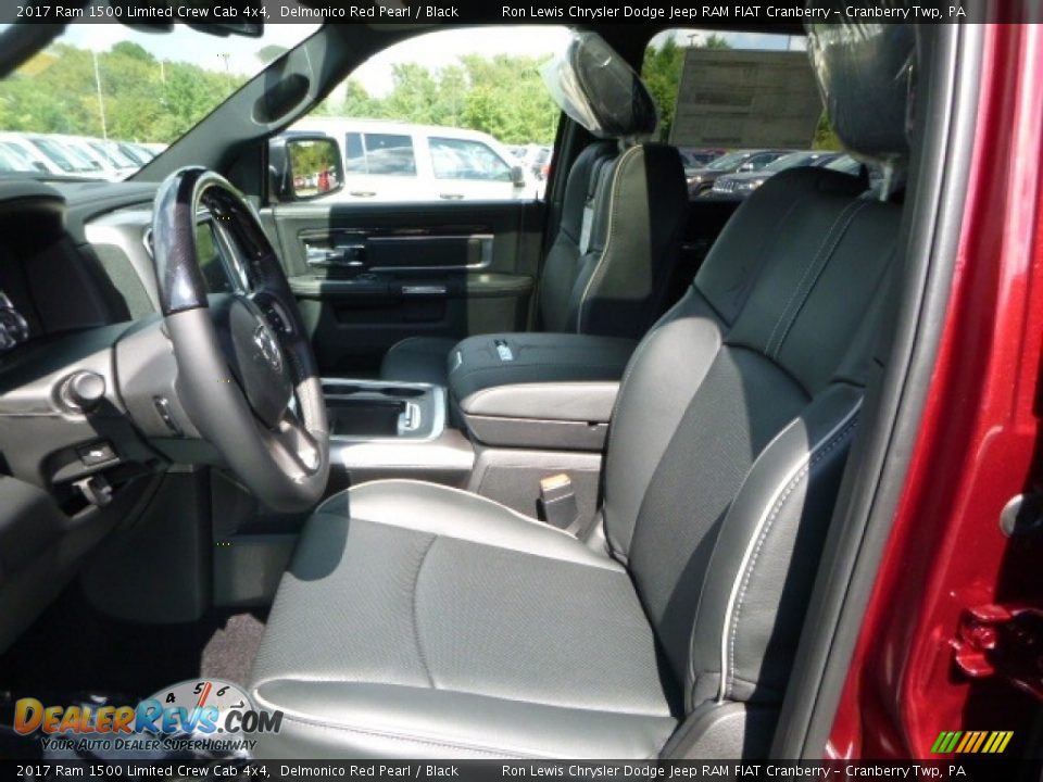 Front Seat of 2017 Ram 1500 Limited Crew Cab 4x4 Photo #14