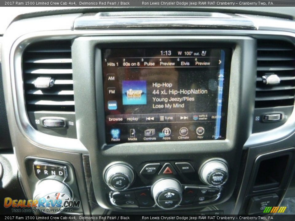 2017 Ram 1500 Limited Crew Cab 4x4 Delmonico Red Pearl / Black Photo #17