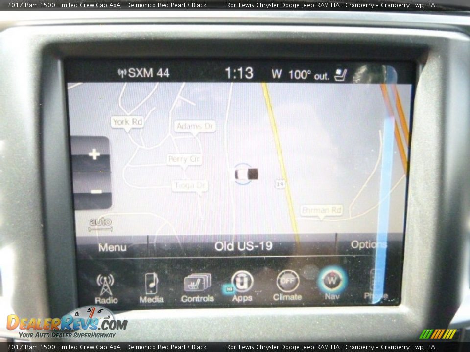 Navigation of 2017 Ram 1500 Limited Crew Cab 4x4 Photo #19