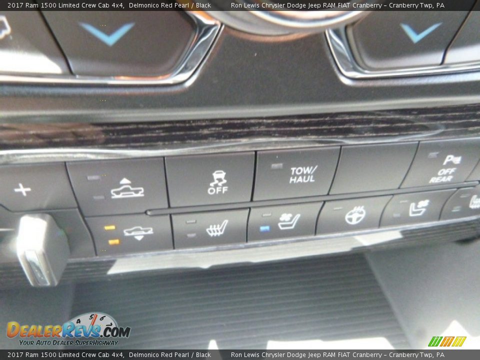 2017 Ram 1500 Limited Crew Cab 4x4 Delmonico Red Pearl / Black Photo #20