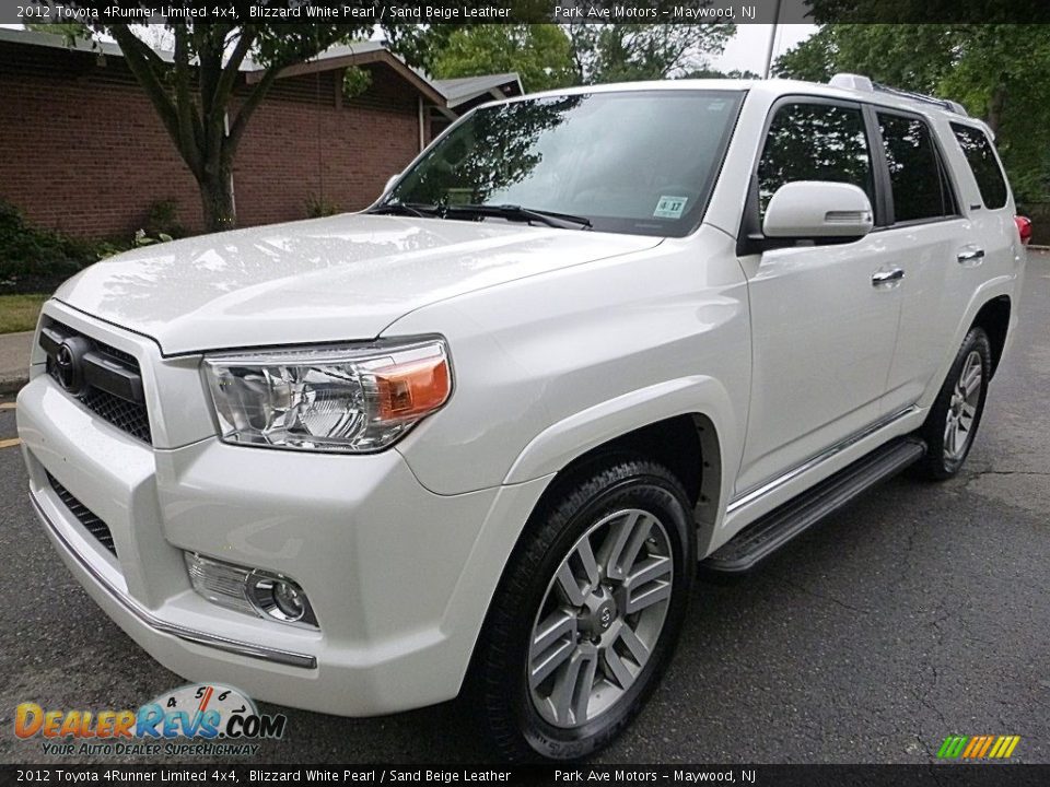 2012 Toyota 4Runner Limited 4x4 Blizzard White Pearl / Sand Beige Leather Photo #1