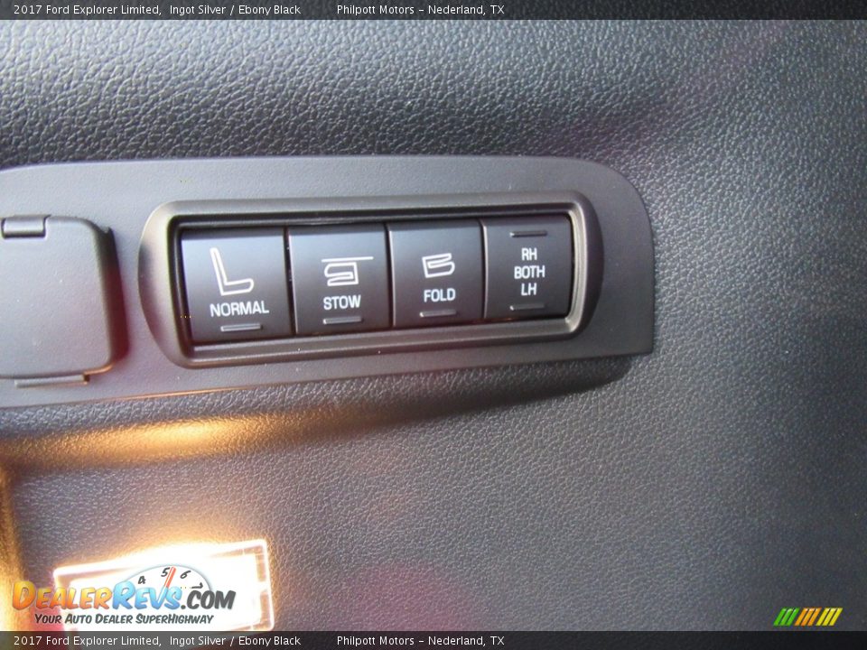 2017 Ford Explorer Limited Ingot Silver / Ebony Black Photo #18