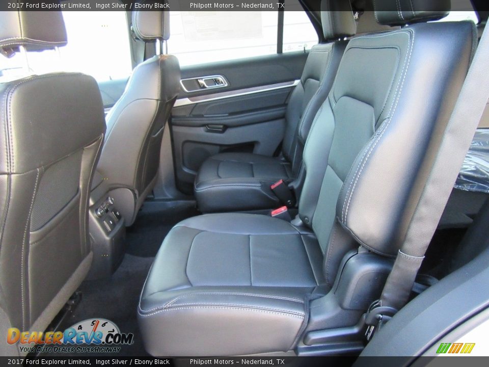 2017 Ford Explorer Limited Ingot Silver / Ebony Black Photo #21