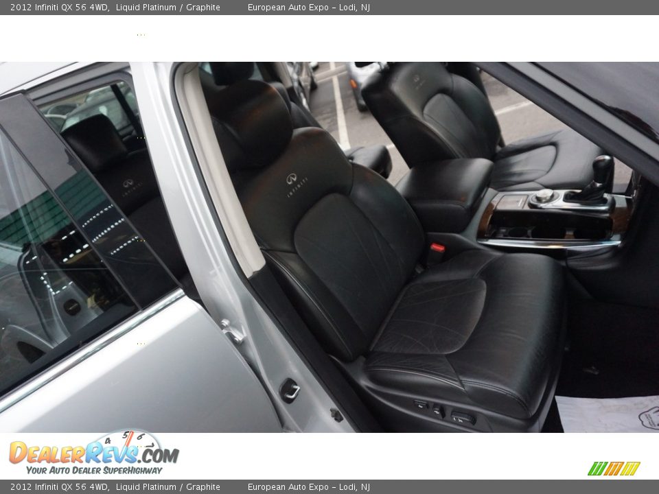 2012 Infiniti QX 56 4WD Liquid Platinum / Graphite Photo #10