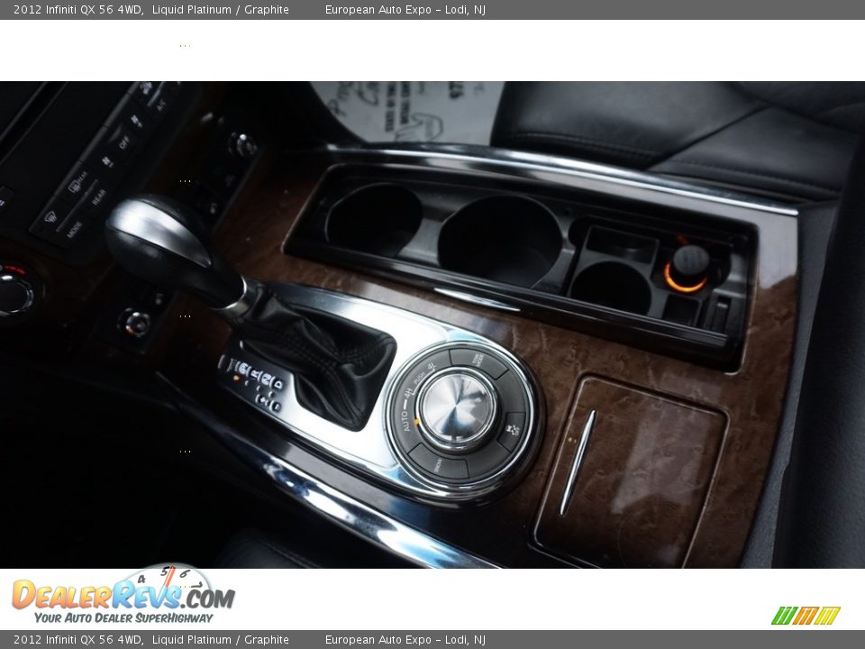 2012 Infiniti QX 56 4WD Liquid Platinum / Graphite Photo #32