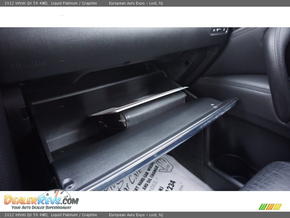 2012 Infiniti QX 56 4WD Liquid Platinum / Graphite Photo #36