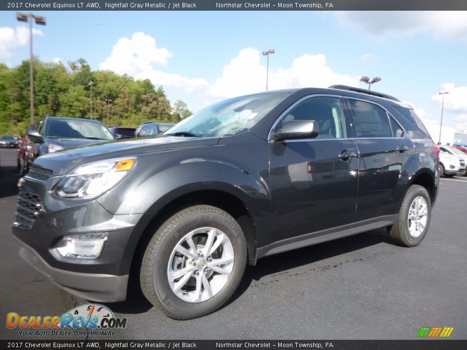 2017 Chevrolet Equinox LT AWD Nightfall Gray Metallic / Jet Black Photo #1