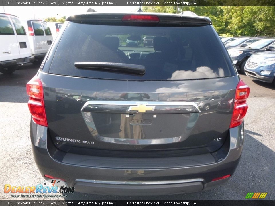 2017 Chevrolet Equinox LT AWD Nightfall Gray Metallic / Jet Black Photo #6