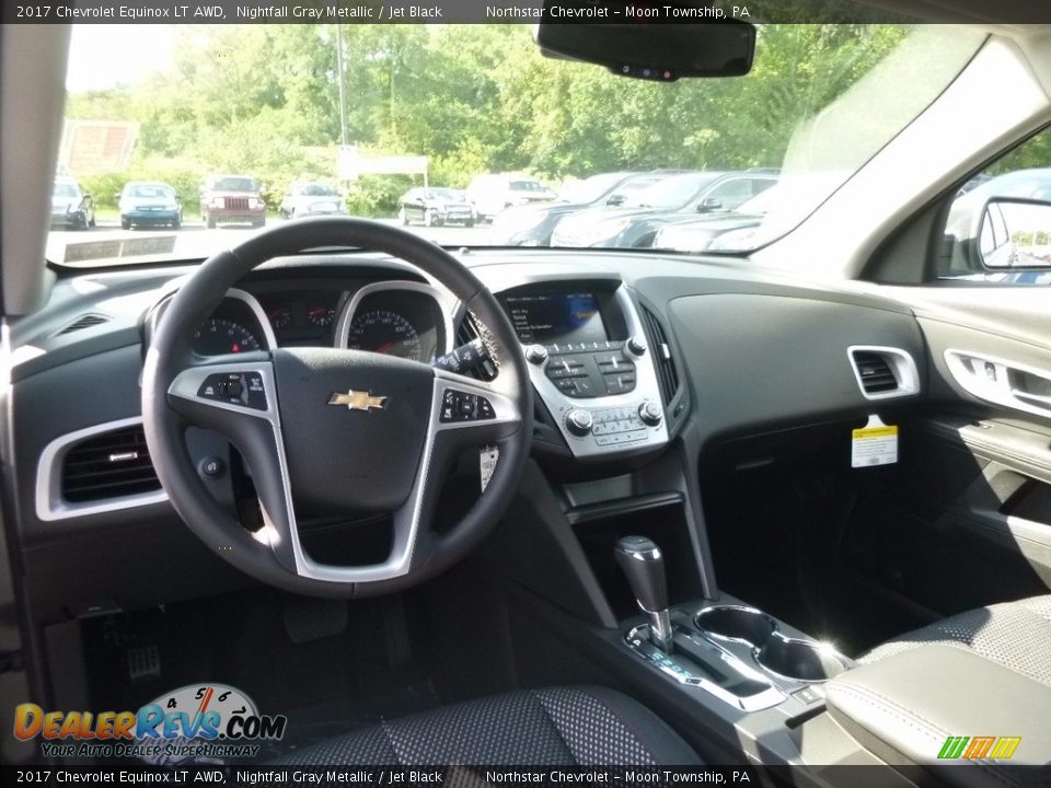 2017 Chevrolet Equinox LT AWD Nightfall Gray Metallic / Jet Black Photo #13