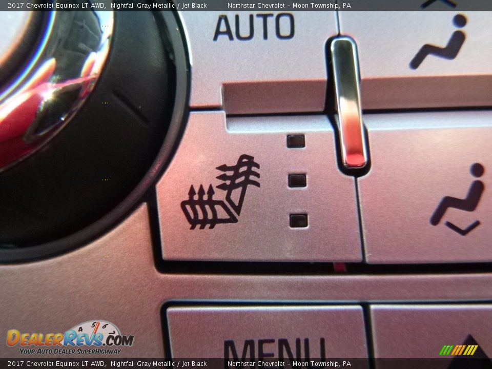 2017 Chevrolet Equinox LT AWD Nightfall Gray Metallic / Jet Black Photo #18
