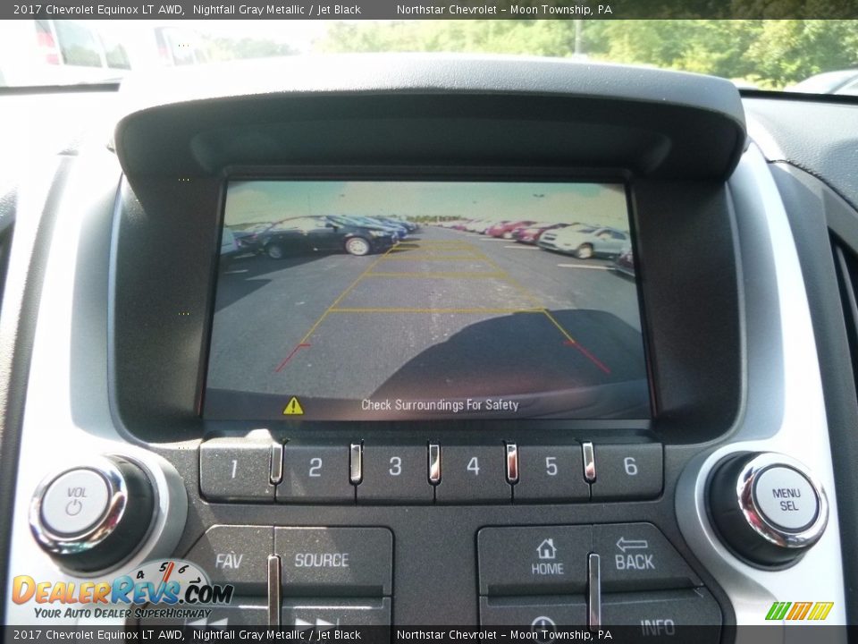 2017 Chevrolet Equinox LT AWD Nightfall Gray Metallic / Jet Black Photo #19