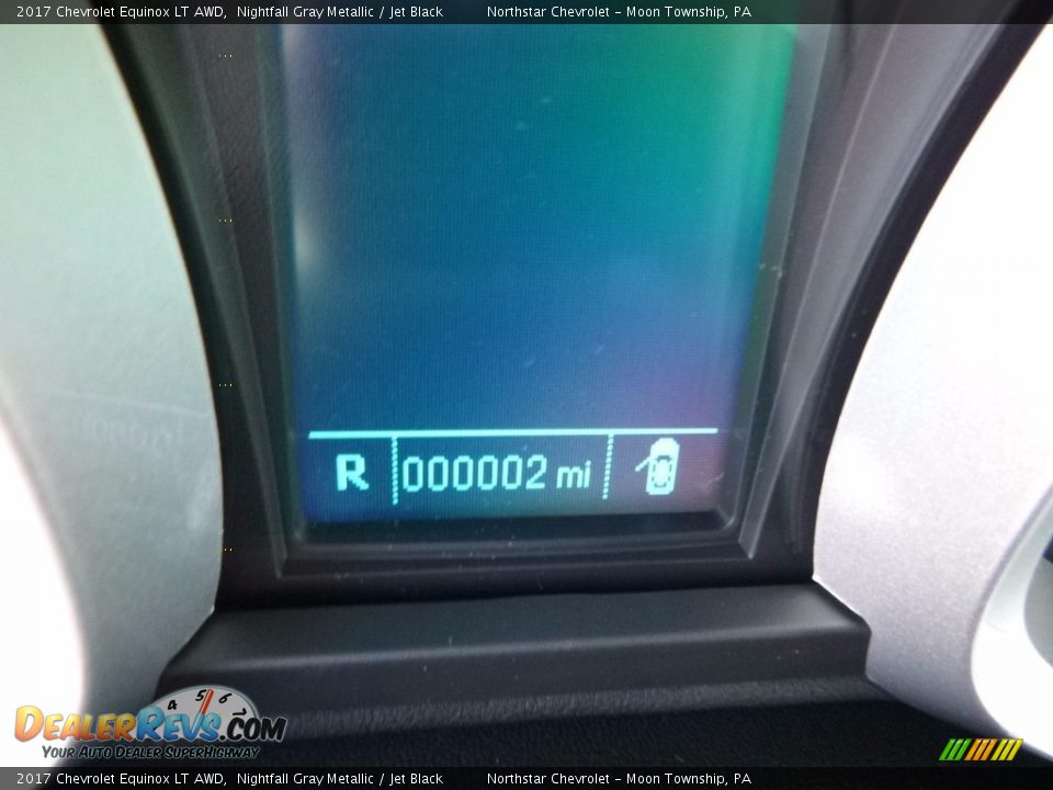 2017 Chevrolet Equinox LT AWD Nightfall Gray Metallic / Jet Black Photo #20