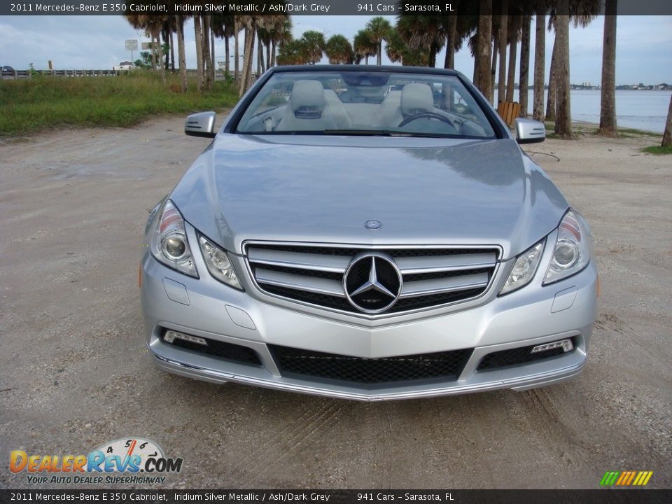 2011 Mercedes-Benz E 350 Cabriolet Iridium Silver Metallic / Ash/Dark Grey Photo #2