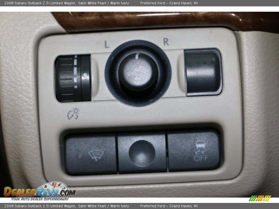 2008 Subaru Outback 2.5i Limited Wagon Satin White Pearl / Warm Ivory Photo #10