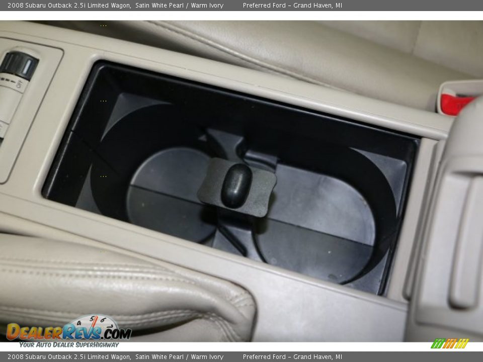 2008 Subaru Outback 2.5i Limited Wagon Satin White Pearl / Warm Ivory Photo #22