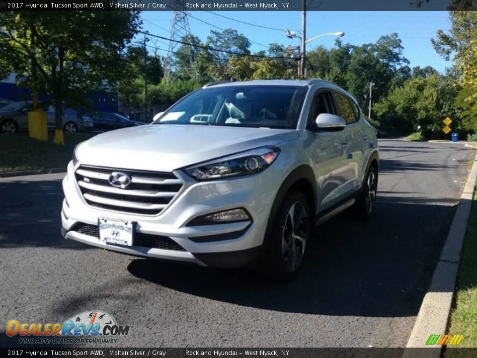 2017 Hyundai Tucson Sport AWD Molten Silver / Gray Photo #1
