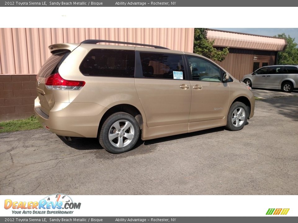 2012 Toyota Sienna LE Sandy Beach Metallic / Bisque Photo #7
